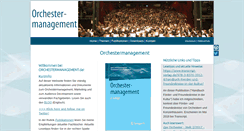 Desktop Screenshot of orchestermanagement.de